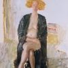 0.Galit in a black robe 1990